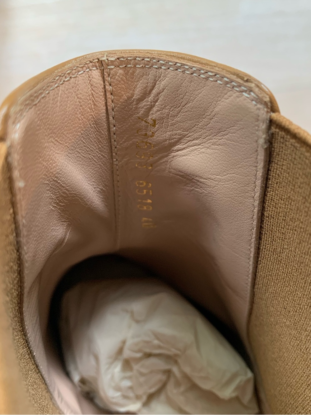 Gianvito Rossi Romney Pointed Toe Tan Chelsea Leather Ankle Boots NWT Size 40 IT - Picture 7 of 9